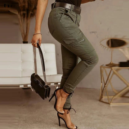 Dames Skinny Cargo Jeans