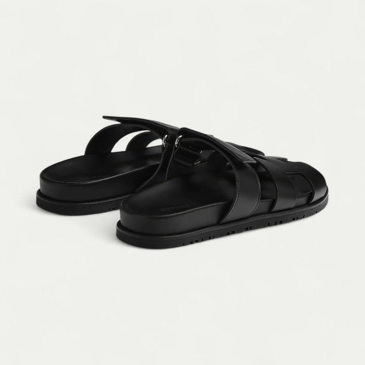 Dames Slide Sandalen met Moderne Sleek Uitsnijdingen en Comfort