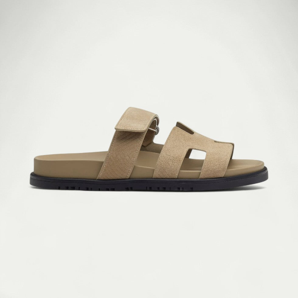 Dames Slide Sandalen met Moderne Sleek Uitsnijdingen en Comfort