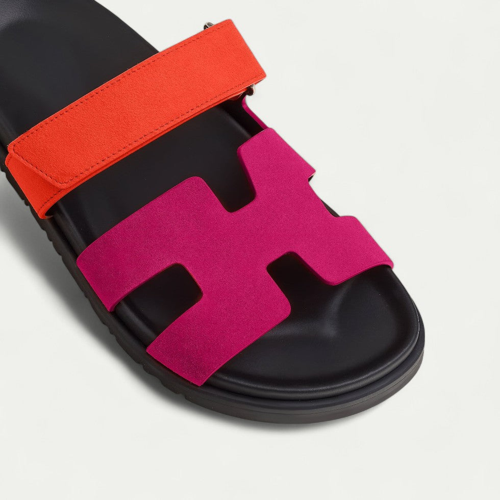 Dames Slide Sandalen met Moderne Sleek Uitsnijdingen en Comfort