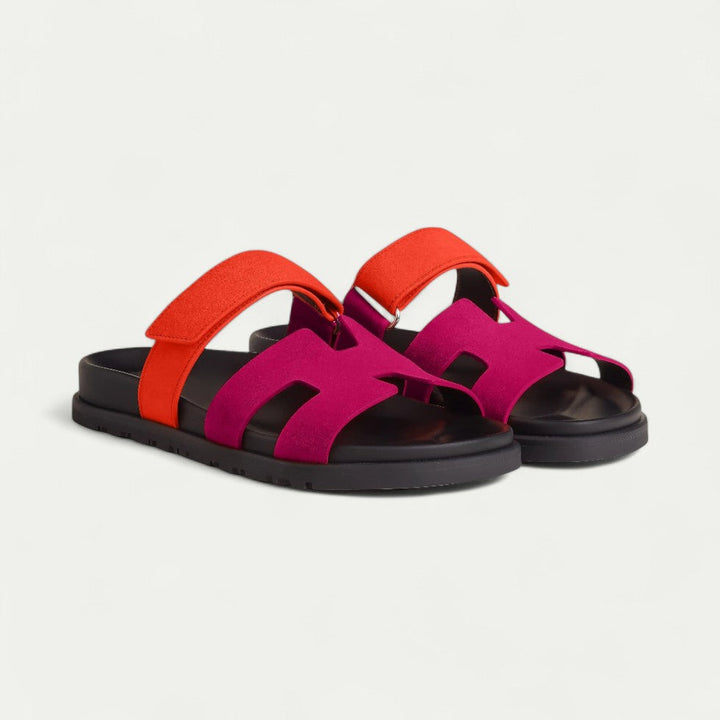 Dames Slide Sandalen met Moderne Sleek Uitsnijdingen en Comfort