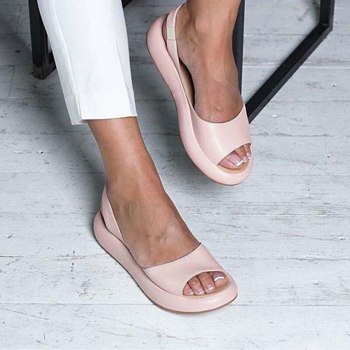 Dames Slingback Ballerina's met Open Neus voor Casual Wear