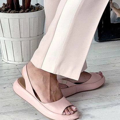 Dames Slingback Ballerina's met Open Neus voor Casual Wear