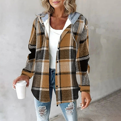 Dames Zomer Jas Vest Met Print en Capuchon voor Koele Avonden