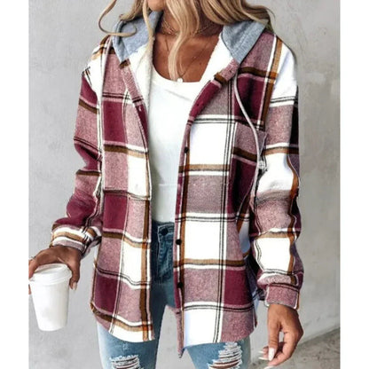 Dames Zomer Jas Vest Met Print en Capuchon voor Koele Avonden