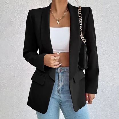 Dames blazer met getailleerde pasvorm - Solène