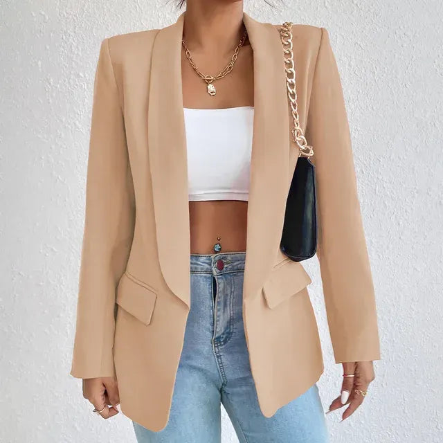 Dames blazer met getailleerde pasvorm - Solène