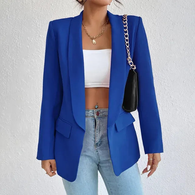 Dames blazer met getailleerde pasvorm - Solène