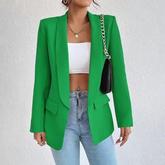 Dames blazer met getailleerde pasvorm - Solène