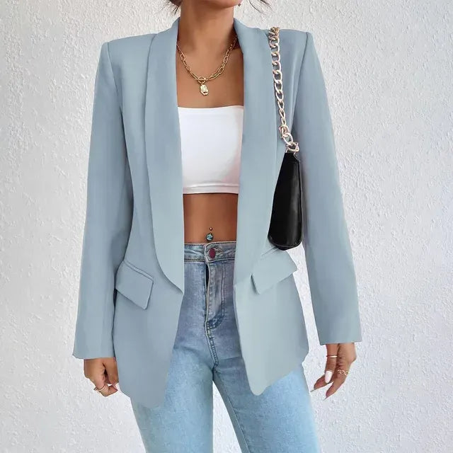 Dames blazer met getailleerde pasvorm - Solène