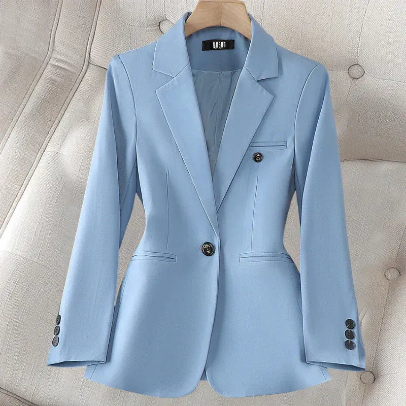 Dames blazer met getailleerde pasvorm – Neriza