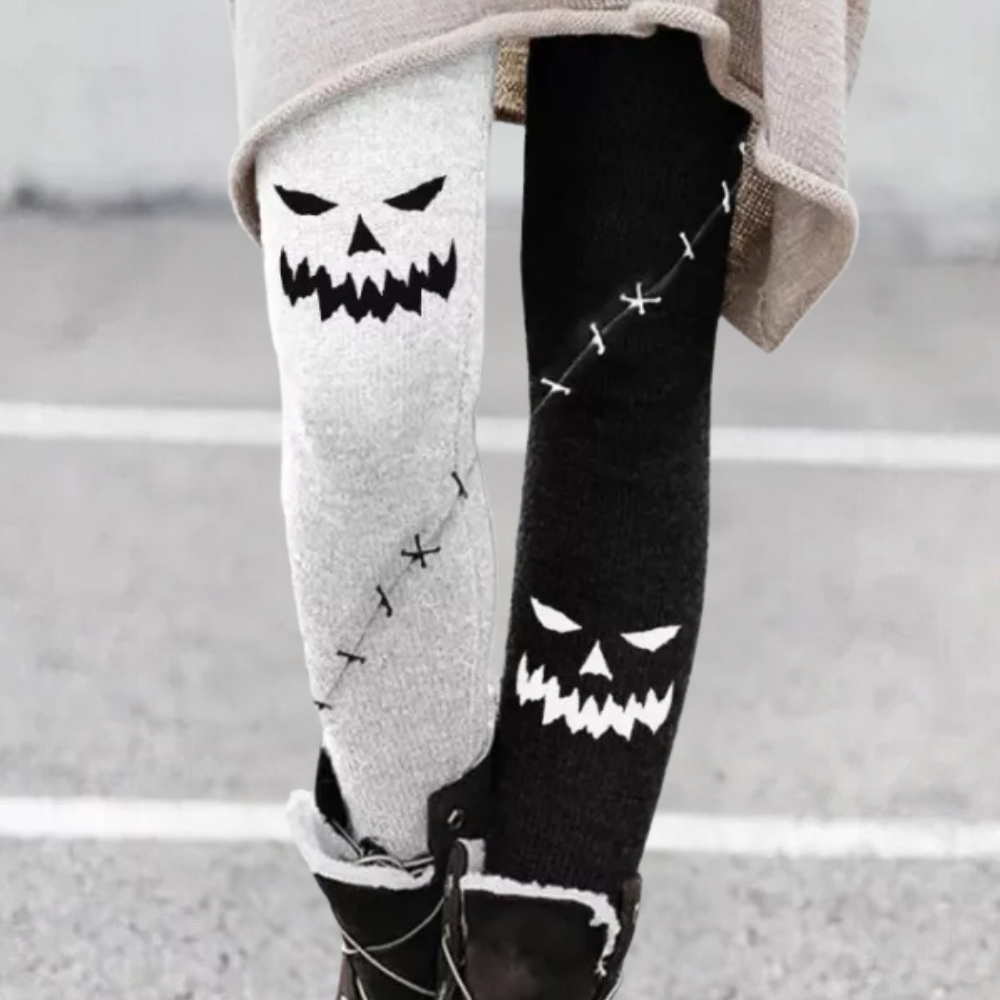Dames legging met grafisch patroon