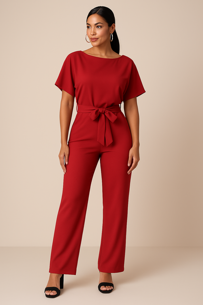 Sélina Elegante Dames Jumpsuit met Tailleband
