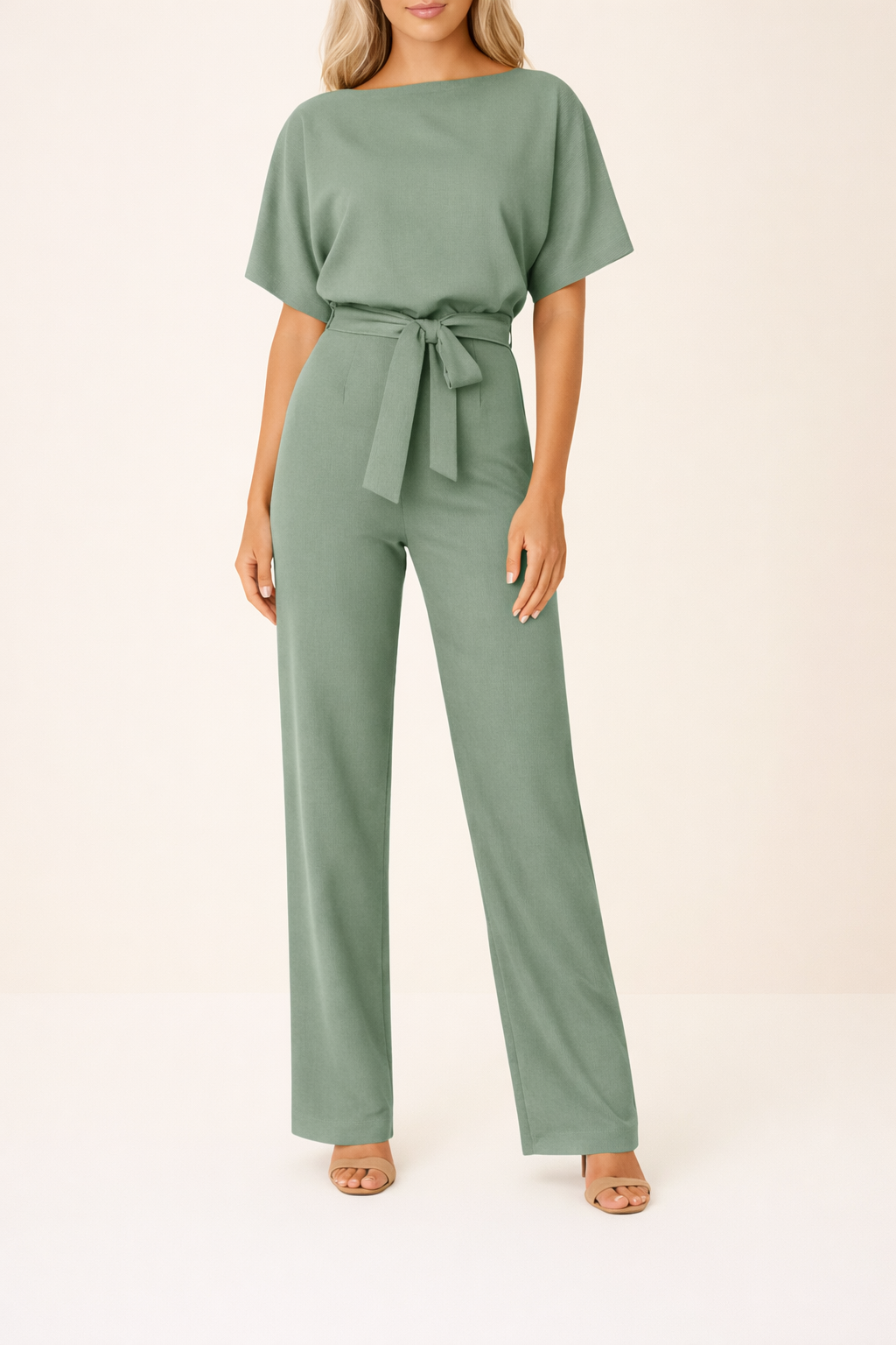 Sélina Elegante Dames Jumpsuit met Tailleband