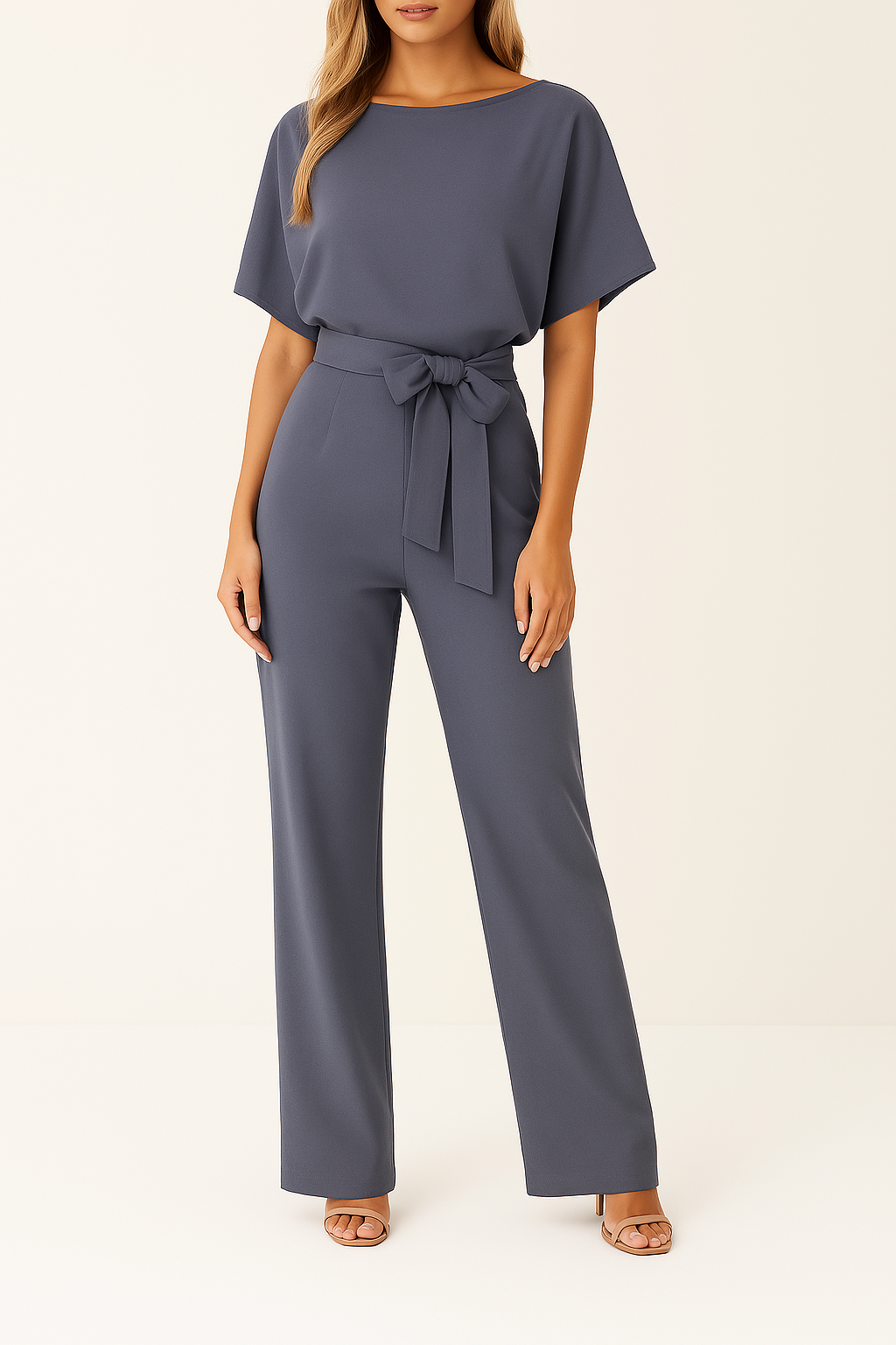 Sélina Elegante Dames Jumpsuit met Tailleband