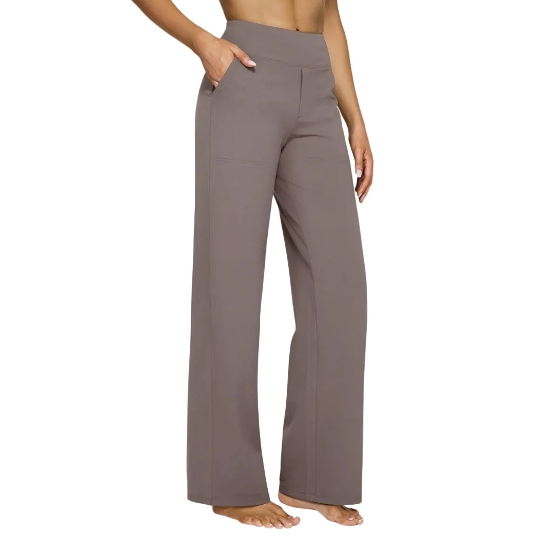 Daria High-Waist Wide-Leg Pants