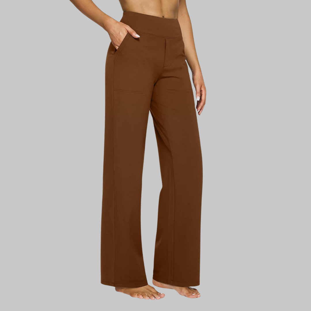 Daria High-Waist Wide-Leg Pants