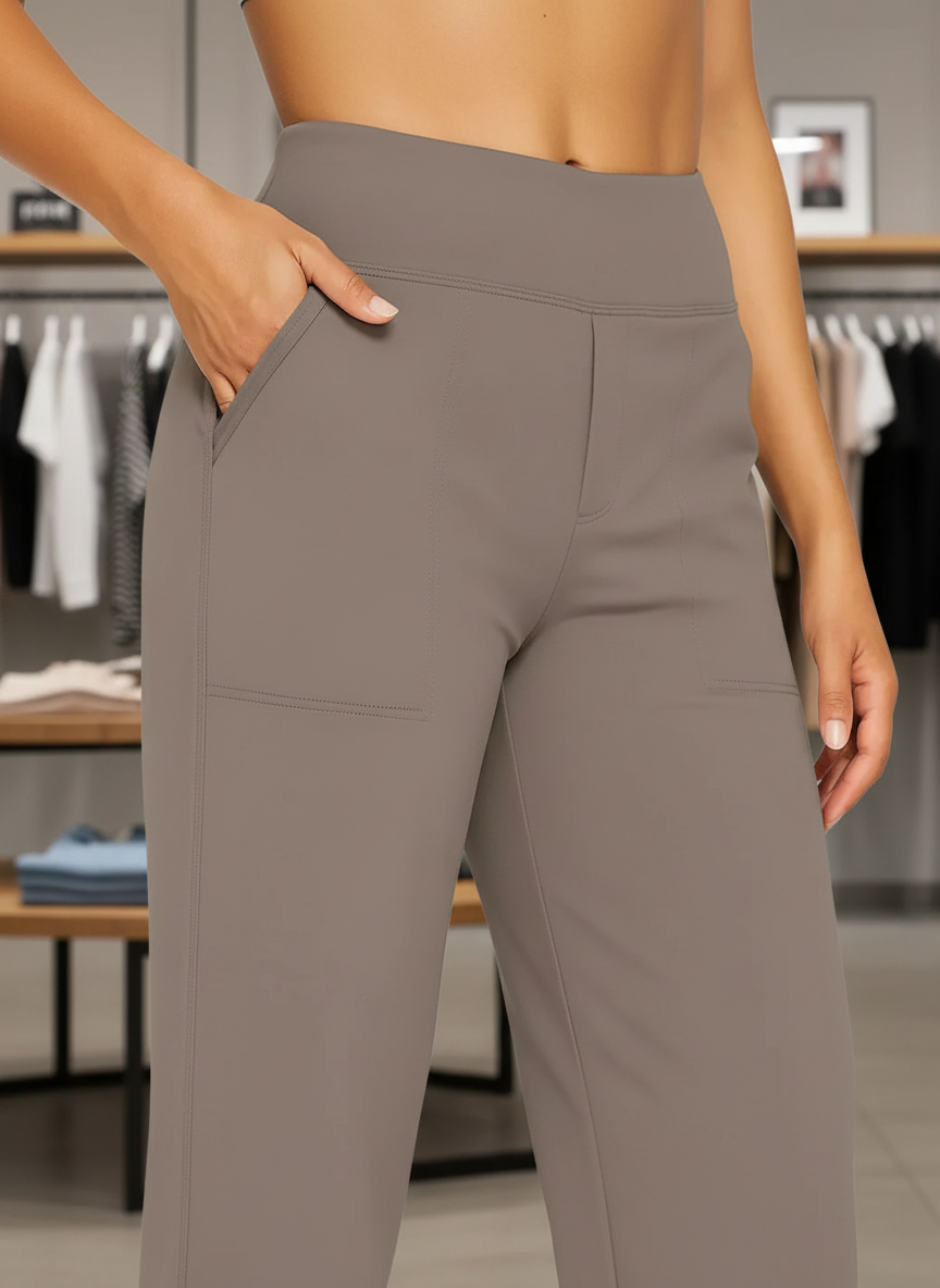 Daria High-Waist Wide-Leg Pants