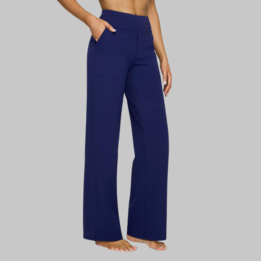 Daria High-Waist Wide-Leg Pants