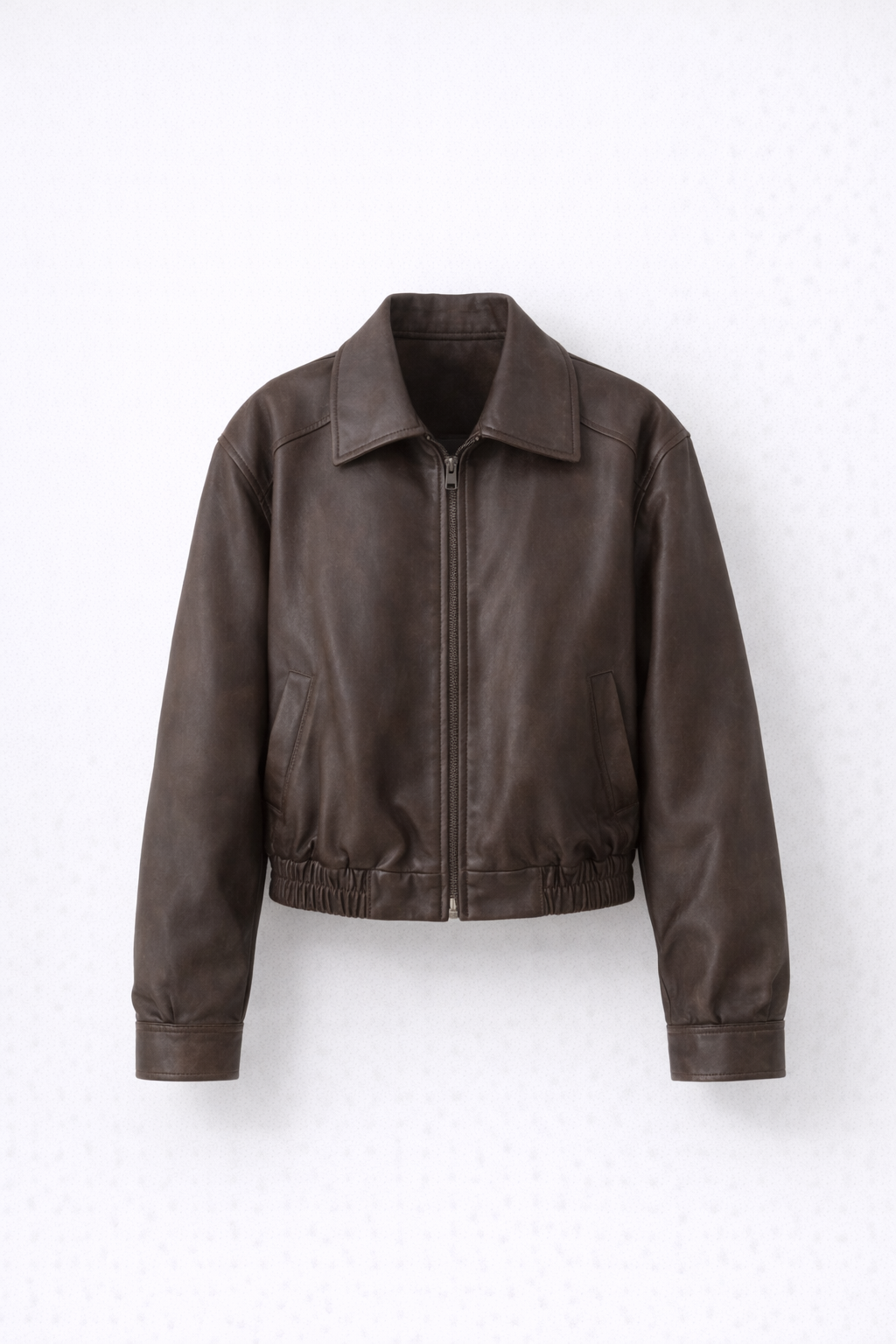 Donna Herfstzachte Leatherlook Oversized Jacket