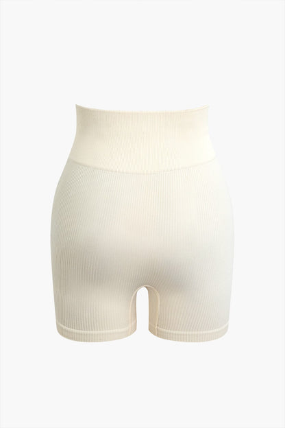 Elaine | Naadloos Sportset met Crop-Top & Yoga Shorts