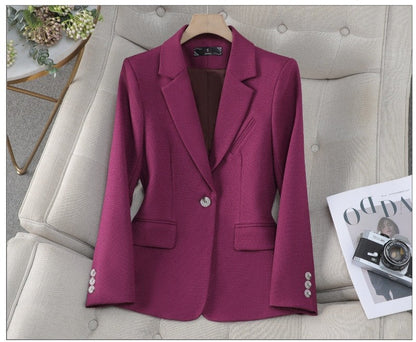 Elegante Blazer voor Vrouwen met Knopsluiting en Stijlvol Design