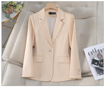 Elegante Blazer voor Vrouwen met Knopsluiting en Stijlvol Design
