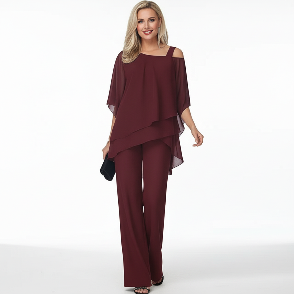Elegante Chiffon Set voor Dames