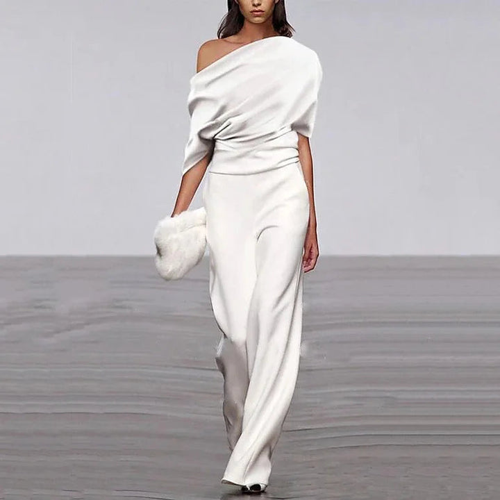 Elegante Lente Jumpsuit met Enkele Knopen en Moderne Stijl