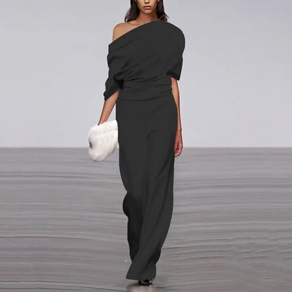 Elegante Lente Jumpsuit met Enkele Knopen en Moderne Stijl