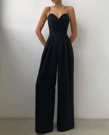 Elegante Mouwloze Jumpsuit voor Dames met Flatterende Snit
