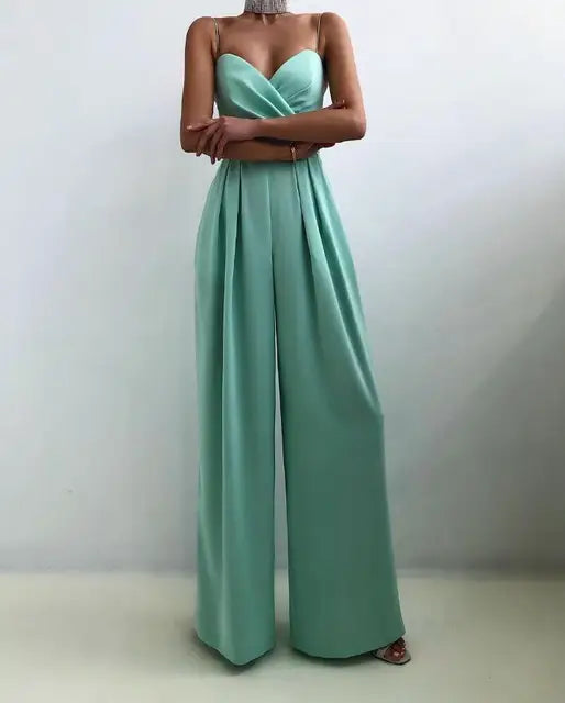 Elegante Mouwloze Jumpsuit voor Dames met Flatterende Snit