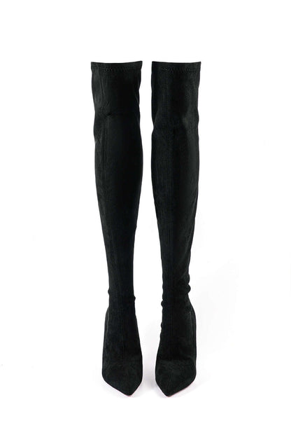 Elegante Overknee-Boots van Suède – Stijlvol & Vrouwelijk
