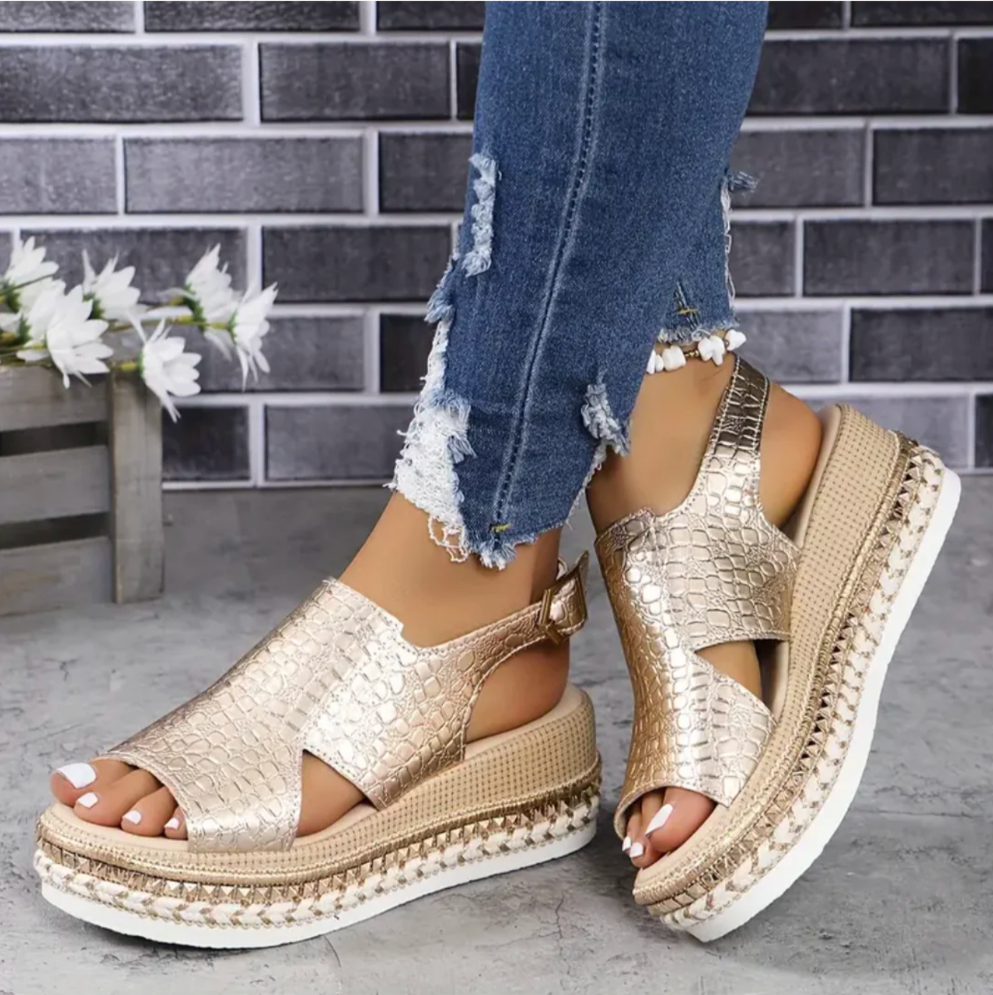 Elegante Sandalen Voor Dames Met Comfortabele Steun