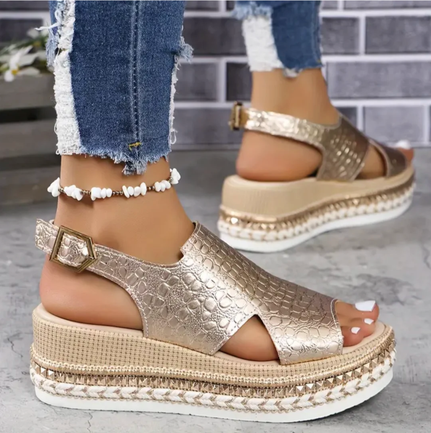 Elegante Sandalen Voor Dames Met Comfortabele Steun