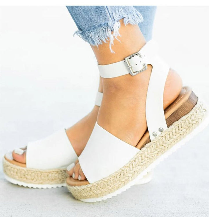 Elegante Sandalen met Verstelbare Riemen voor Dames