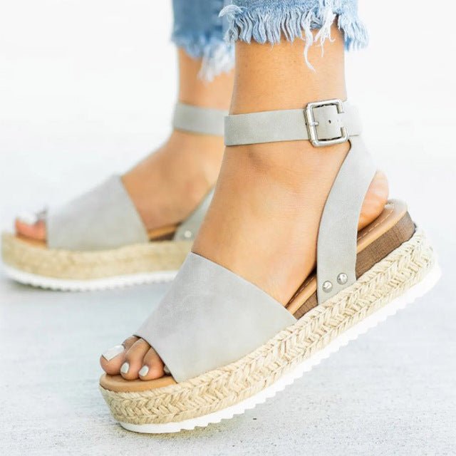 Elegante Sandalen met Verstelbare Riemen voor Dames