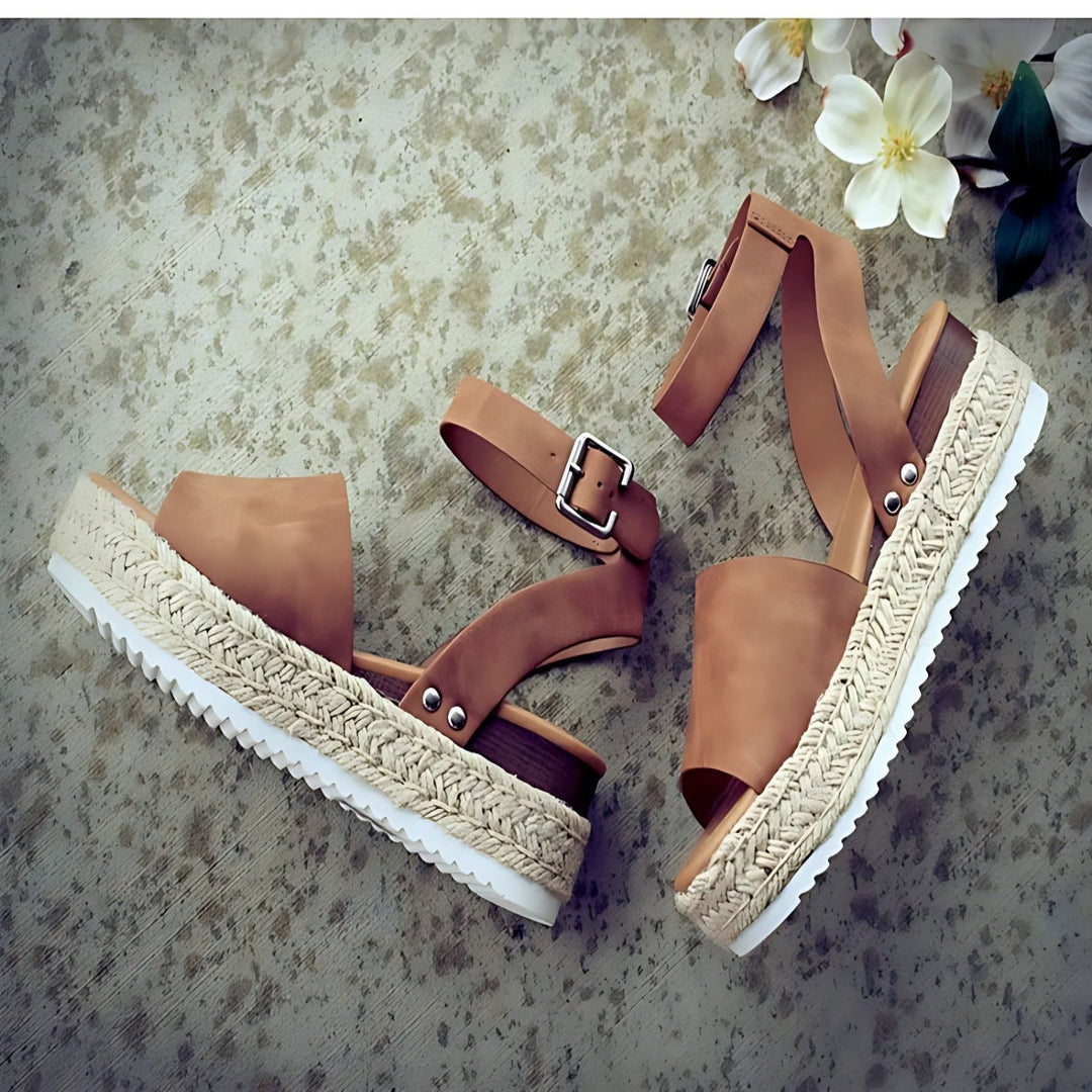 Elegante Sandalen met Verstelbare Riemen voor Dames