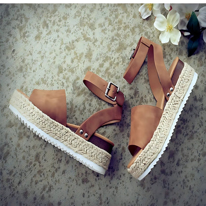 Elegante Sandalen met Verstelbare Riemen voor Dames