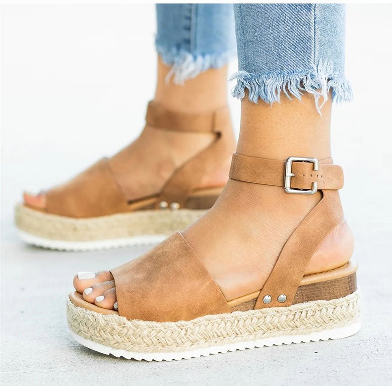 Elegante Sandalen met Verstelbare Riemen voor Dames