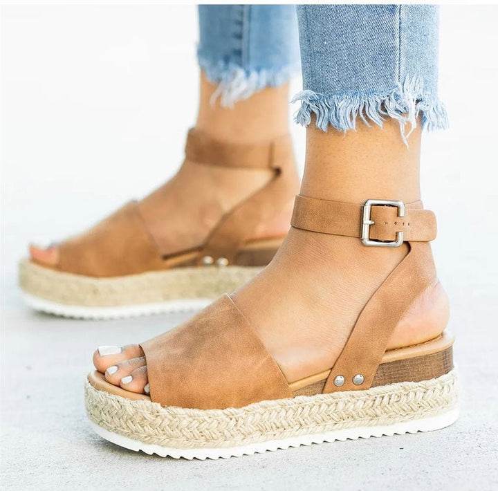 Elegante Sandalen met Verstelbare Riemen voor Dames