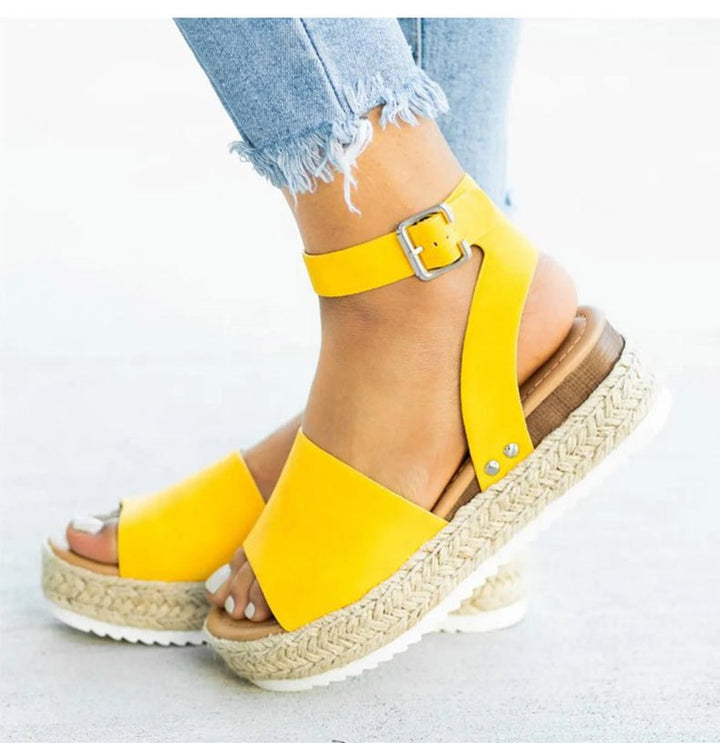 Elegante Sandalen met Verstelbare Riemen voor Dames