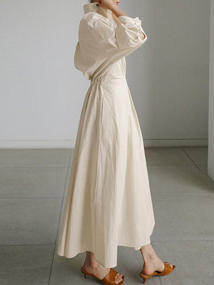 Elegante Vintage-Inspiratie Damesjurk van Lichtgewicht Stof