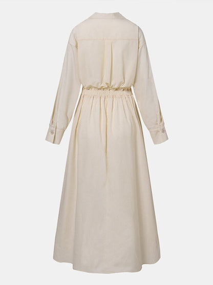 Elegante Vintage-Inspiratie Damesjurk van Lichtgewicht Stof