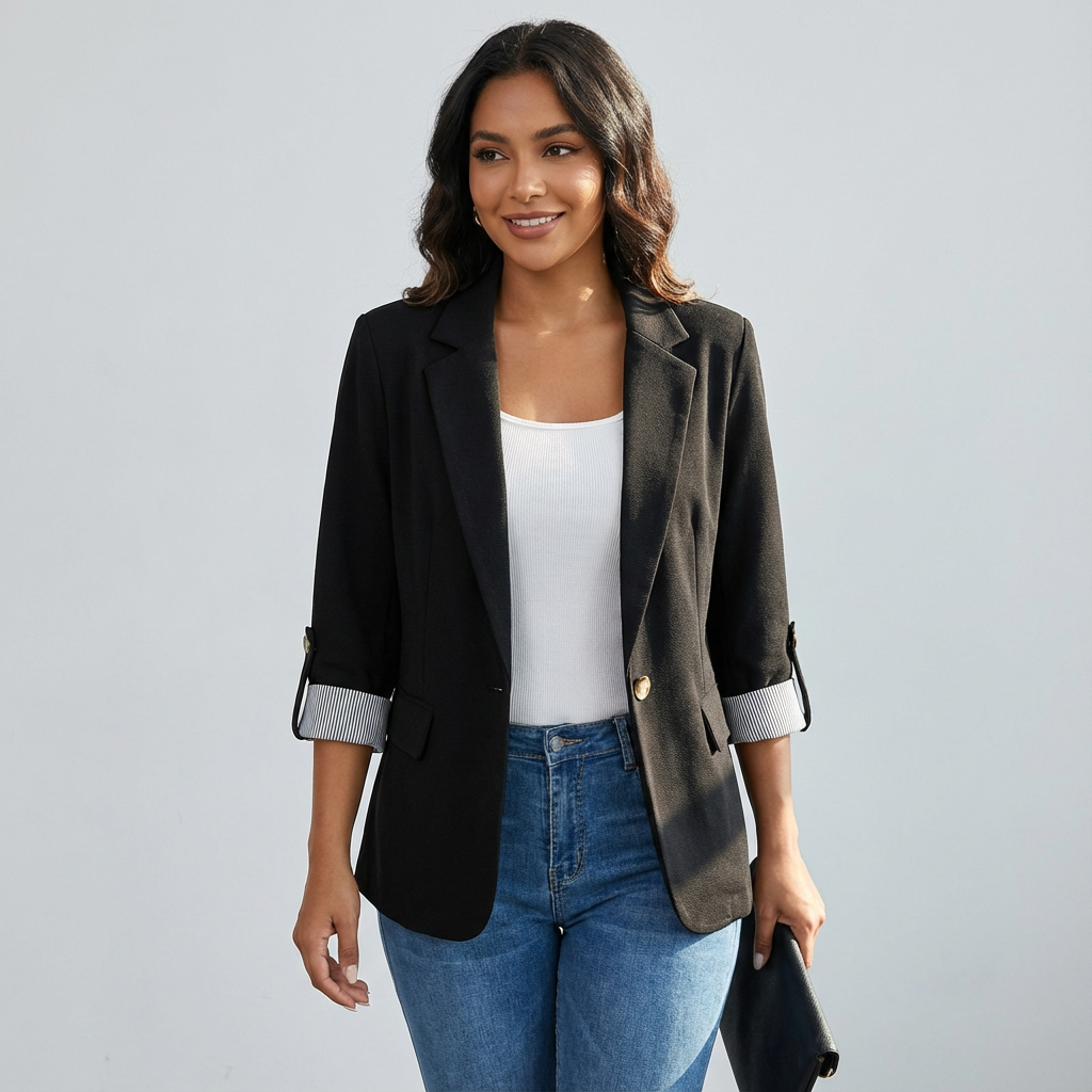 Elegante blazer voor dames met getailleerde pasvorm