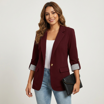 Elegante blazer voor dames met getailleerde pasvorm