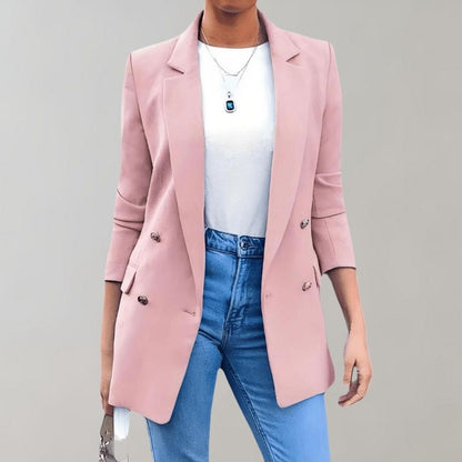 Elegante dames blazer met driekwart mouwen – Camille