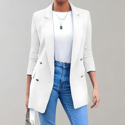 Elegante dames blazer met driekwart mouwen – Camille