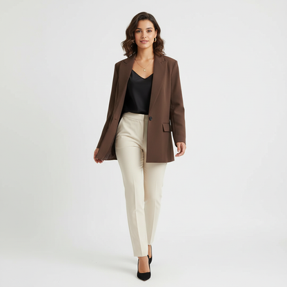 Elegante dames blazer met dubbele knoopsluiting - Celestine