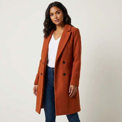 Elegante damesjas met knoopsluiting en tijdloze pasvorm